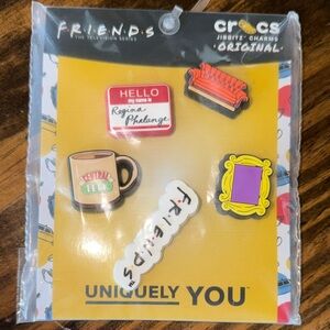 CROCS Friends TV Show Jibbitz Charms Set - Multicolor